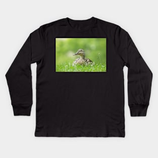 Sitting Duck Kids Long Sleeve T-Shirt